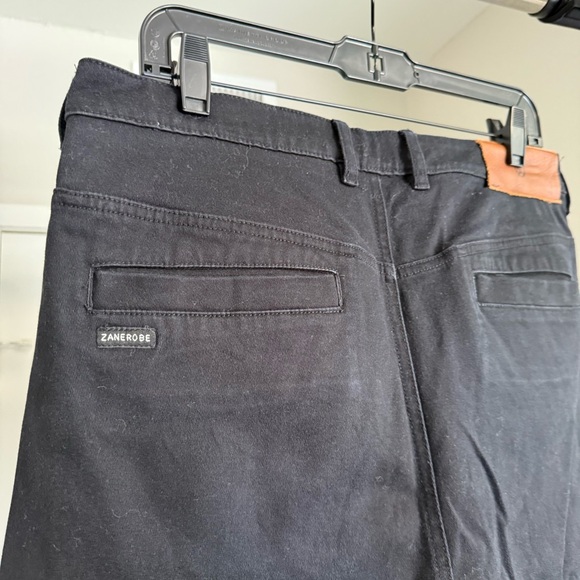 Zanerobe Stretch Denim Drop Crotch Slim Jogger Pants 32 Black - Picture 10 of 10